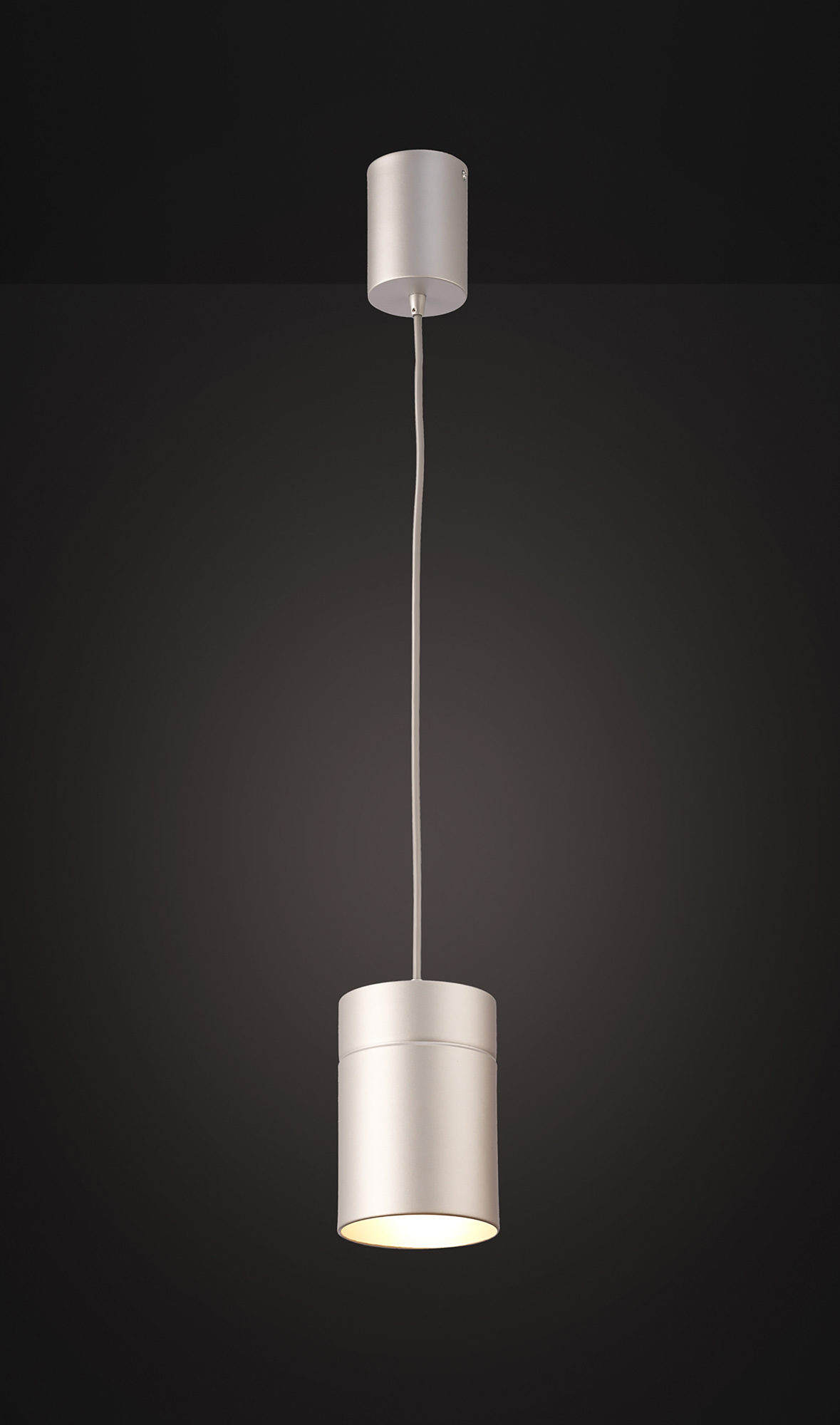 Aruba Silver Ceiling Lights Mantra Fusion Single Pendant